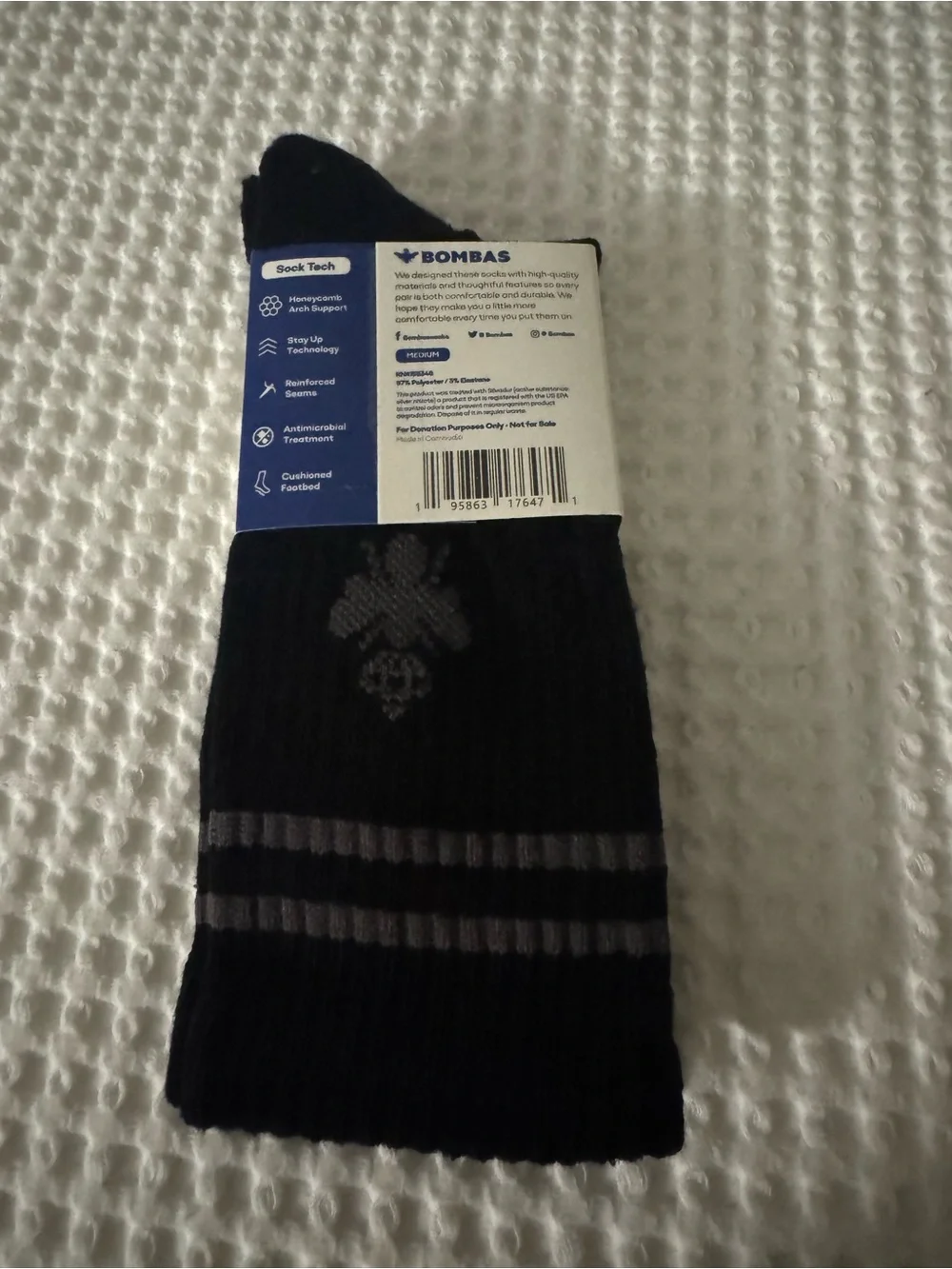 Bombas Men's Black Low-Cut Athletic Socks